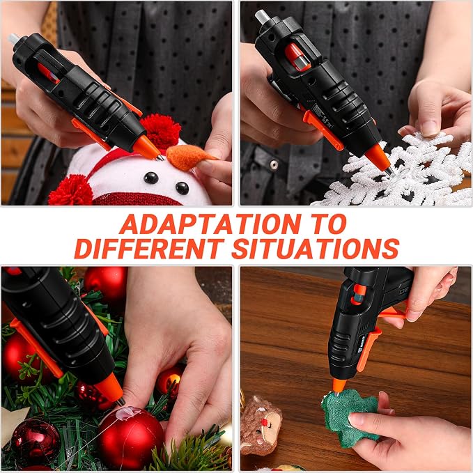 Mini Hot Glue Gun Kit：DEKOPRO 20Watt High Temp Glue Guns Tool - Image 6