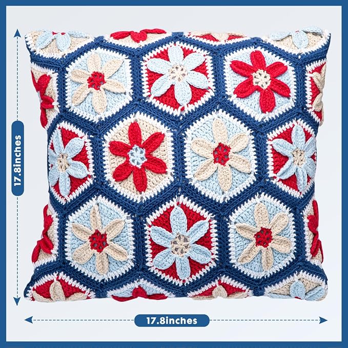 Noocro Crochet Kit for Advanced or Intermediate Beginner DIY Granny Square - Image 2