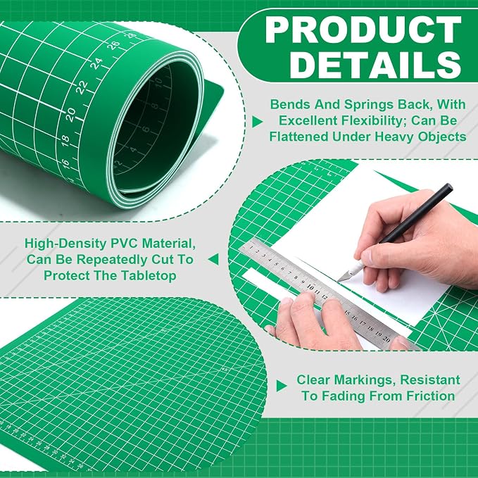 Pangda 36 x 48 in Large Self Healing Cutting Mat Extra Thick Double Sided - Image 3