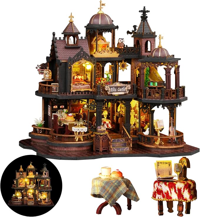 DIY Miniature House Kit, DIY Dollhouse Kit by Flybean-WonderlandinYourHands