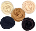 Corriedale Carded Sliver Wool Roving Variety Bundle | Best Core Wool by RevolutionFibers