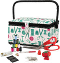 SINGER 07271 Basket with Sewing Notions Kit & Removable Tray-Vintage Spools by Unknown