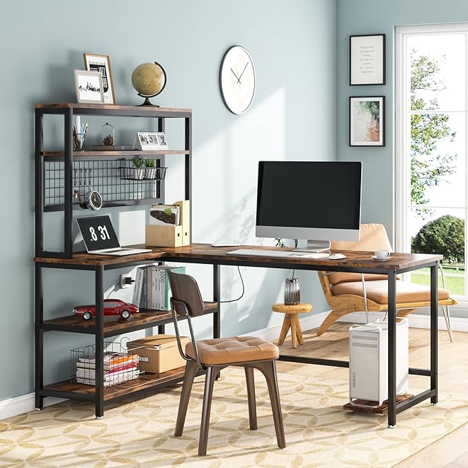 Tribesigns 55" L-Shape Computer Desk - Image 3