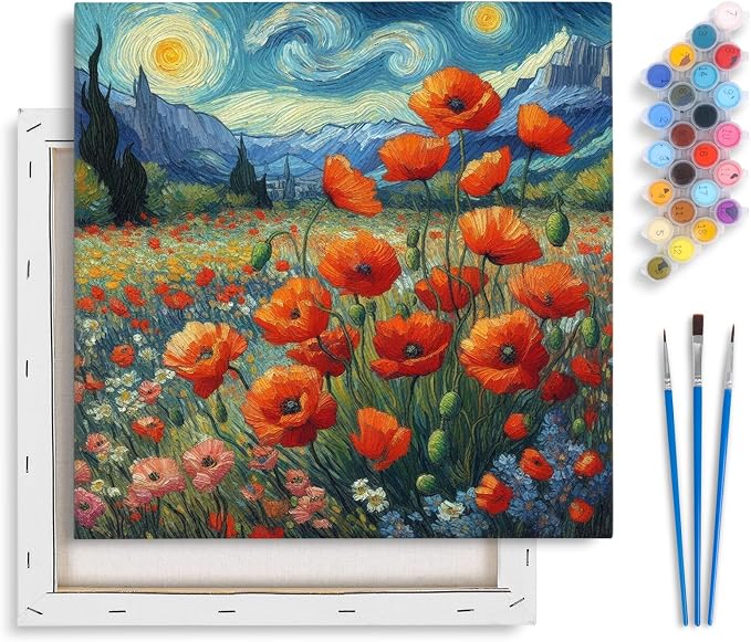 Yezavesu Framed Paint by Numbers Kit by Yezavesu