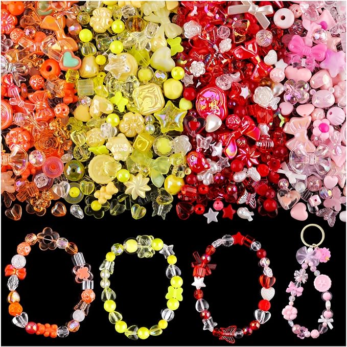 210-270PCS TINKRSTUFF Assorted Acrylic Beads by TINKRSTUFF