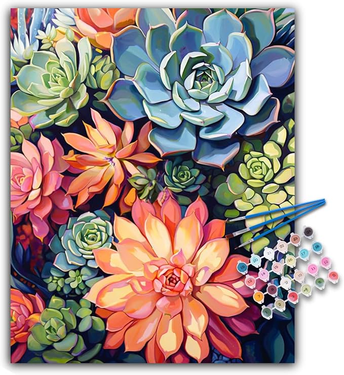 Offito Paint by Numbers Kit for Adults by Offito