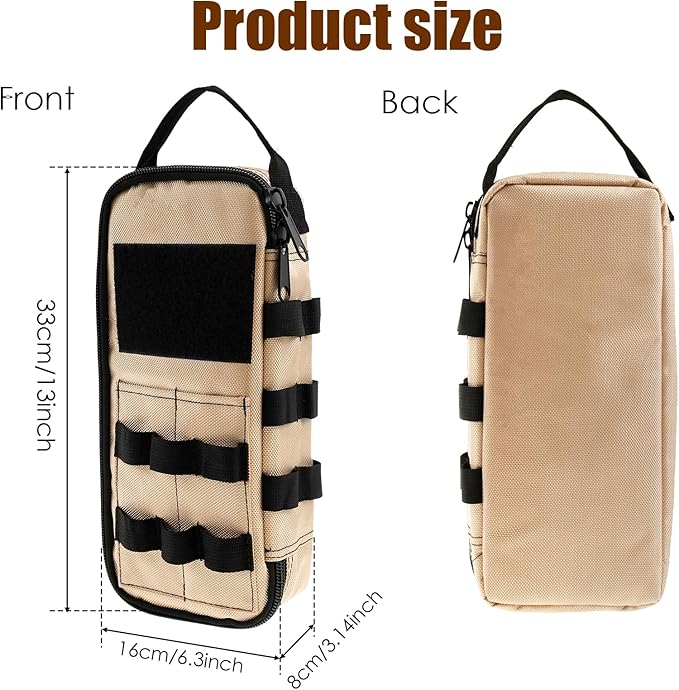 Small Tool Bag with Zipper Handle Heavy Duty Tool Pouch Portable Utility Organizer Case For Multiple Purpose-Tool Organizers and Storage, Small Metal Tools Bags