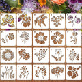 JULMELON Flower Stencils for Wood by JULMELON
