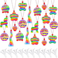 Zubebe 200 Pieces Sand Art Bottle Necklaces Bulk Art Containers Craft Kit by Zubebe