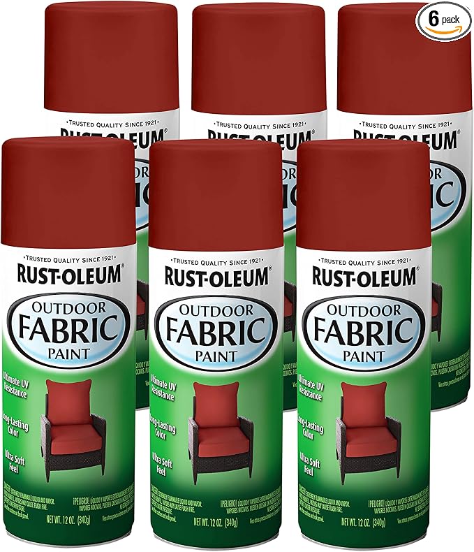 Rust-Oleum Outdoor Fabric Spray Paint, 12 oz, Chili Red by Rust-Oleum