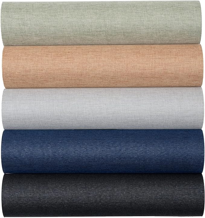 10pcs Book Cloth, Fabric Surface and Paper Backed by Unknown