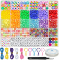 LIS HEGENSA 1000 Pcs DIY Childrens Crafts Beads Friendship Bracelet Kit by LISHEGENSA