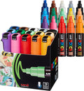 posca Acrylic Paint Markers, 8K Broad Bold Thick Chisel Tips, Artist by Unknown