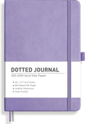 RETTACY Dotted Journal Notebook, 192 Pages, A5 Medium Size | Leather Hardcover by RETTACY
