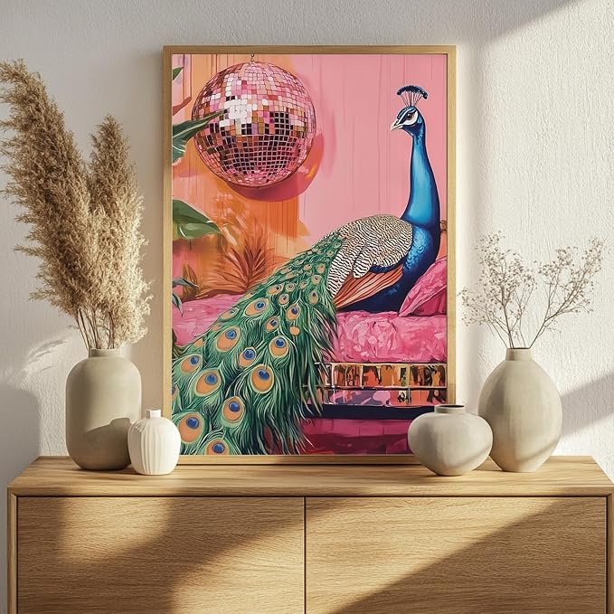 Mandun Peacock Paint by Numbers - Image 2