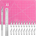 DIYSELF 23 Pack Exacto Knife Craft Knife Precision Carving Hobby Knife Kit by DIYSELF