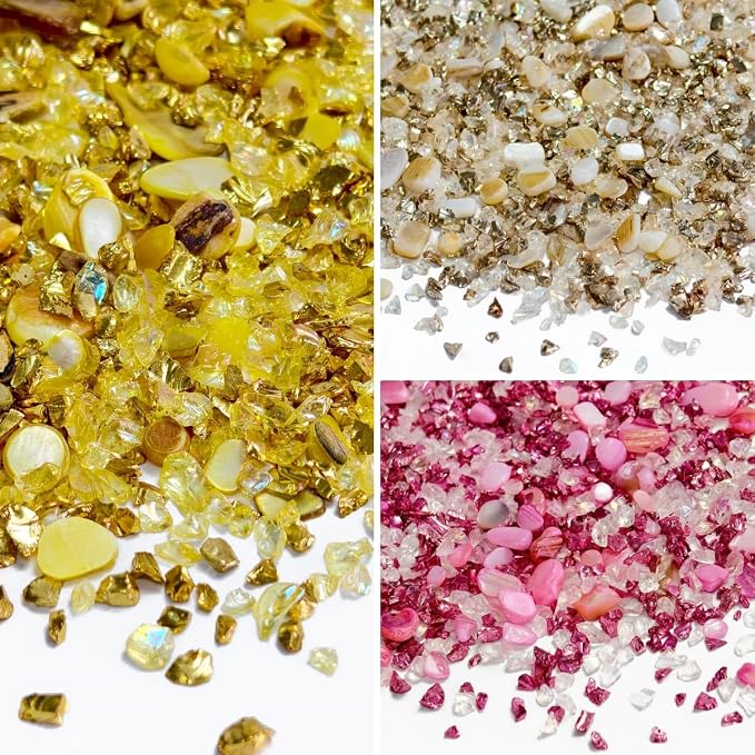 Crushed Stone Sequin Set, 12 Colors, - Image 6