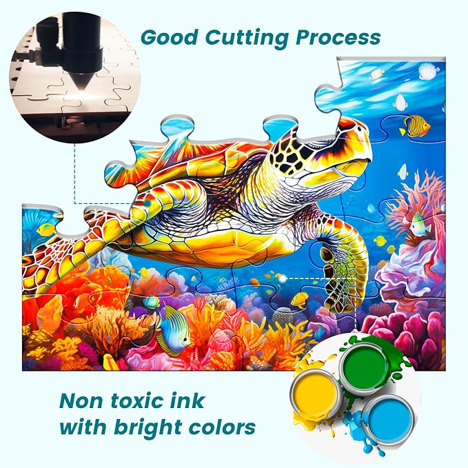 6 Packs 16 Piece Large Piece Jigsaw Puzzle Dementia Alzheimer's Products and - Image 4