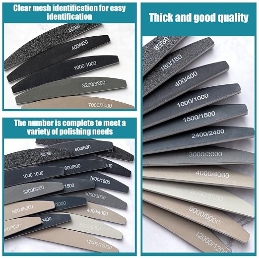 Honoson 20 Pcs Sanding Sticks for Plastic Models 3D Print Polishing Sticks - Image 4