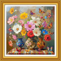 Foxhool Stamped Cross Stitch Kits, 11CT Printed Cross Stitch Pattern Full by FoxhoolBeginnersCrossStitchKits
