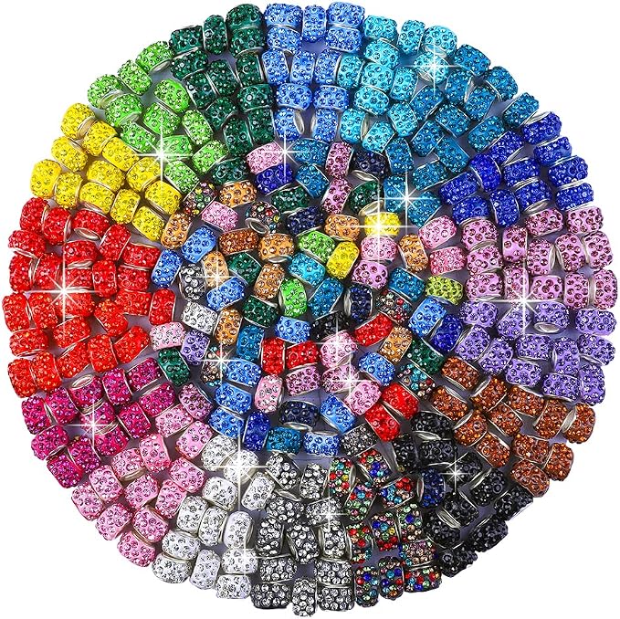 Aipridy European Large Hole Beads, Colorful Glass Charm Beads Set - Image 6