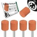 20 Pcs Cylinder Grinding Stones, 1/8 Shank Aluminum Oxide Sanding Bits for Woodworking & Metal Polishing