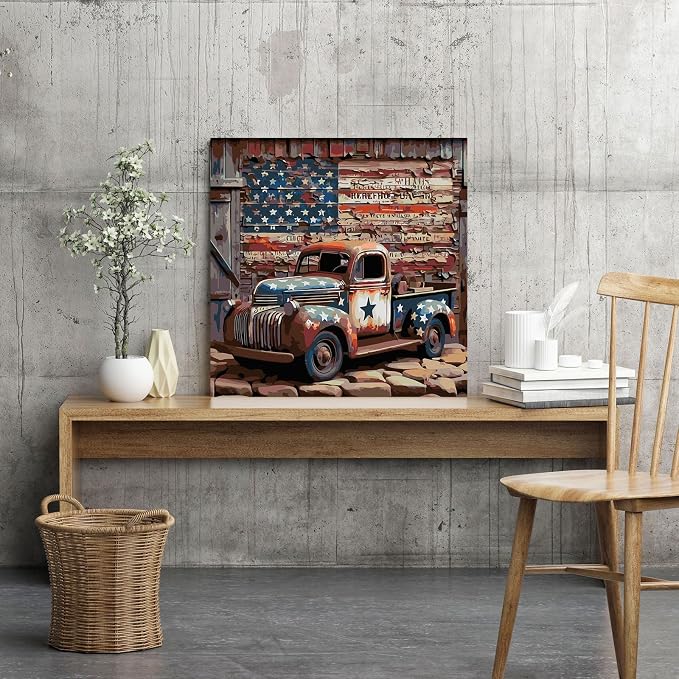 CHWGLFGG Vintage Truck Paint by Numbers Kit - Image 2