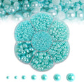 5600PCS Half Round Pearls Flatback Imitation Pearls by MLGDA