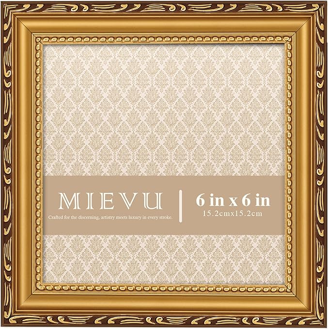 6×6 Picture Frame Gold by MIEVU