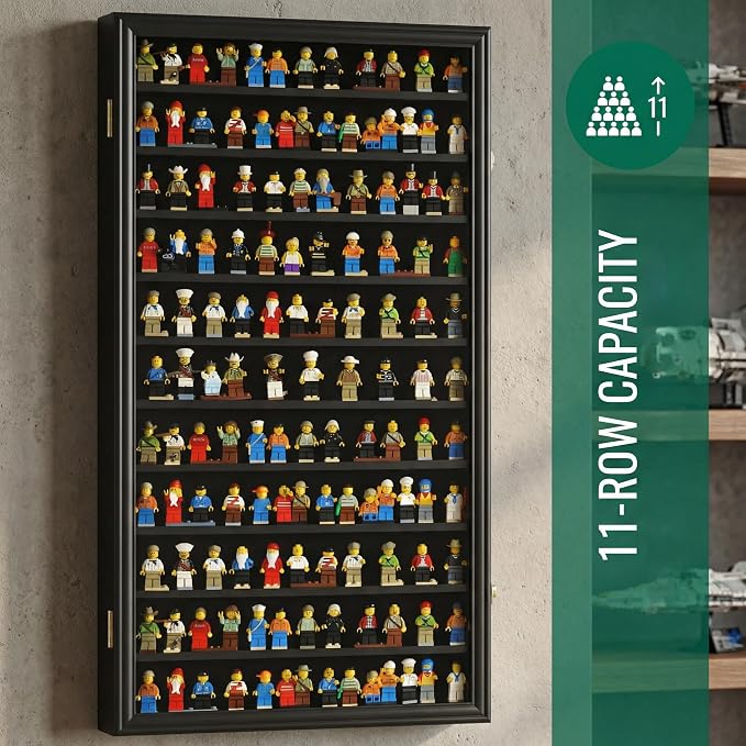 DisplayGifts Building Block Toy Minifigures Miniatures Thimble Display Case - Image 7