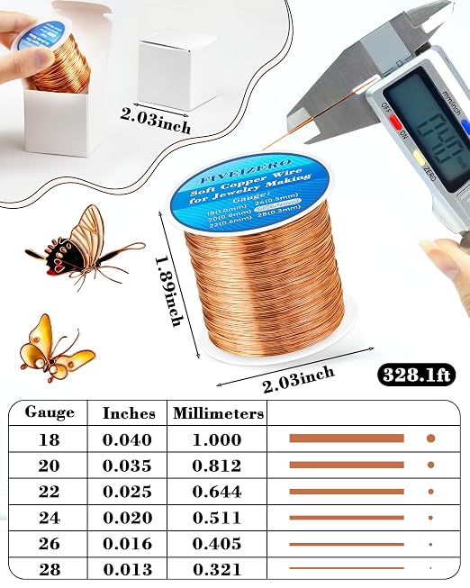 FIVEIZERO 328ft 26 Gauge Copper Wire - Image 2