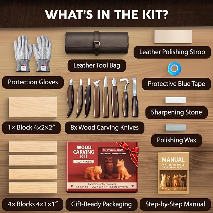 Wood Carving Kit for Beginners - Image 3