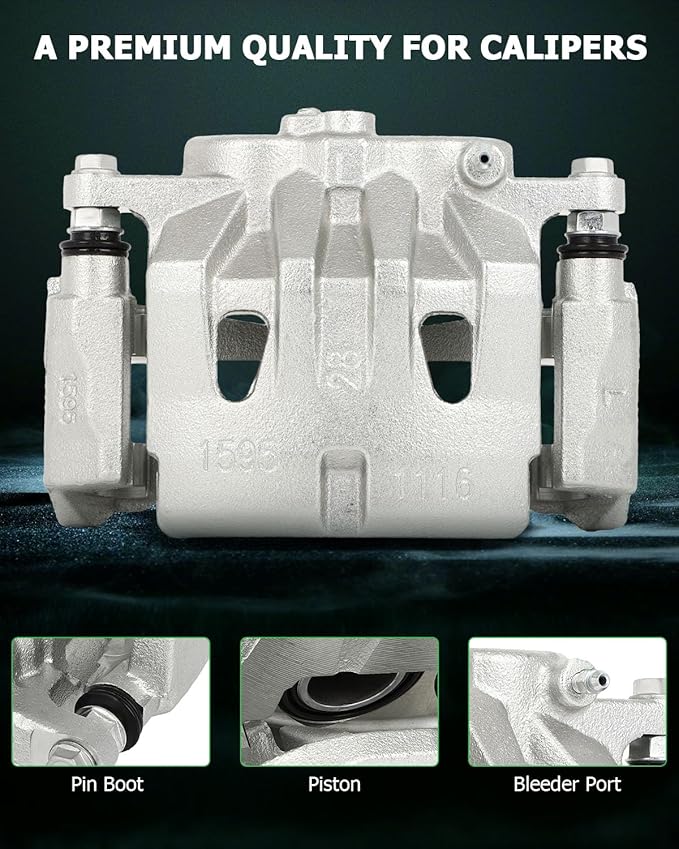 SCITOO Front Left Brake Caliper With Bracket 19B6274 Compatible For Lexus RX350 2010-2015, For Toyota For Highlander 2010-2018, For Toyota For Sienna 2011-2018