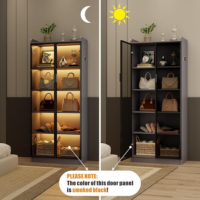 Dystler 65" Tall 5-Tier Display Cabinet - Image 7