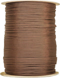 The Paracord Store | Type III 550 Paracord - 250 FT Spool, Chocolate Brown | Heavy Duty 7 Strand Tactical Paracord - USA Made Nylon Outdoor Parachute Cord for Camping, Fishing & More - Survival Cord