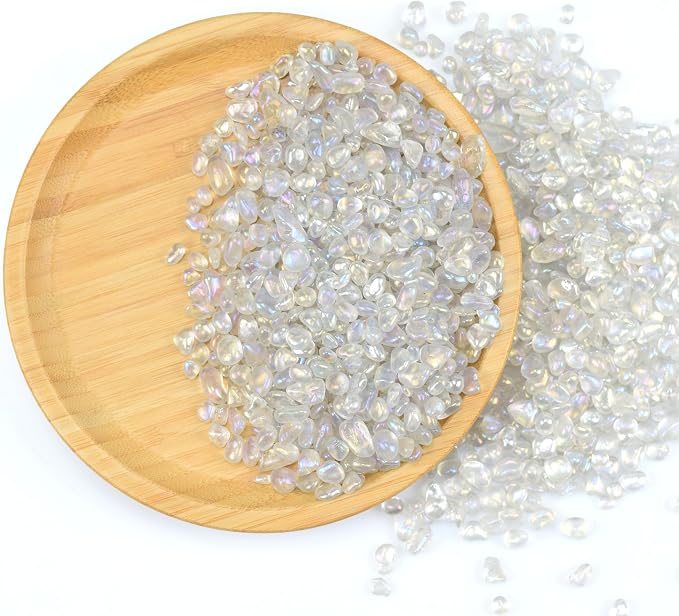 WAYBER 1Lb/460g Irregular Sea Glass Stones Artificial Crystal Gem Pebbles - Image 5