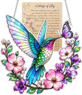 Hummingbird Acrylic Suncatcher by Unknown
