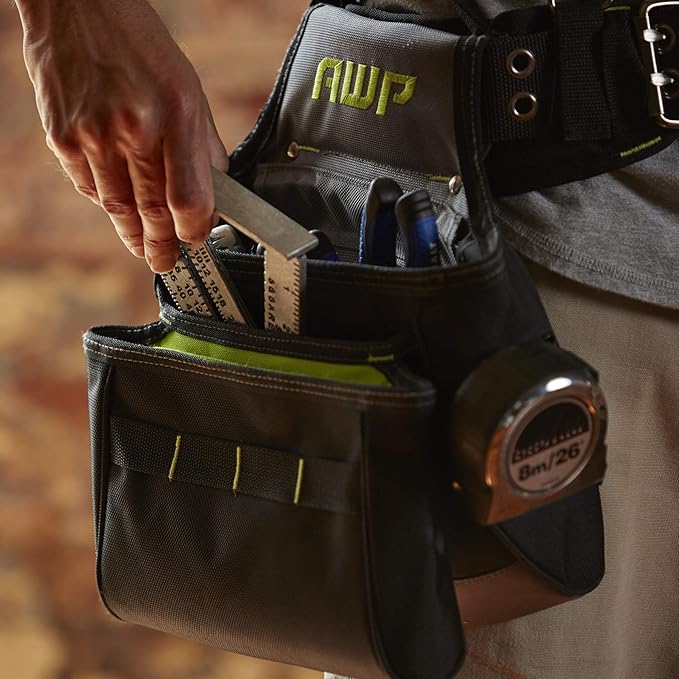 AWP Tool Belt, Tool Rig, Durable, Premium Tool Belt Organizer