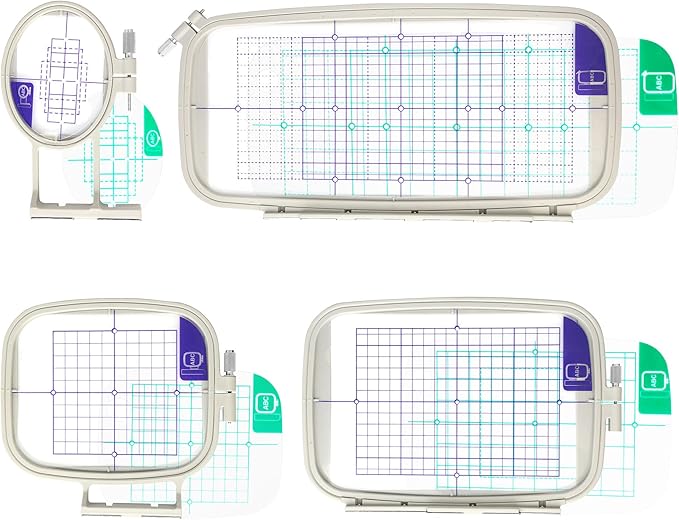 Sew Tech Embroidery Hoops for Brother PE900 PE800 SE2000 SE2100DI SE1900 PE770 by SewTech