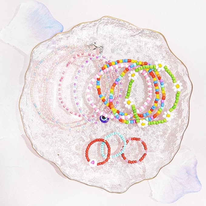 Redtwo 8000pcs 3mm Glass Seed Beads - Image 4