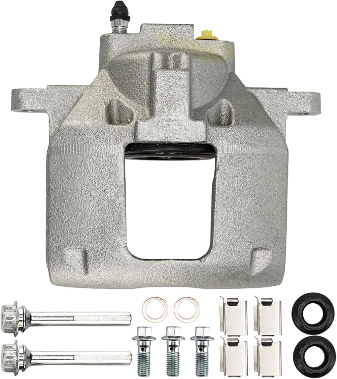 Torchbeam Front Brake Caliper for Jeep Wrangler 2013-2017, Dodge Grand Caravan 2013-2016, Chrysler Town & Country 2013-2016, Jeep Wrangler JK 2018, Front Left or Front Right Caliper Replace # 185485