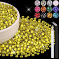 6000PCS 4mm Resin Rhinestones Bulk by BELLEBOOST
