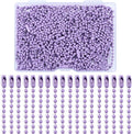 Lemonkey 100Pcs Ball Beads Chains Bulk, 4 Inch Dog Tag Metal Small Chains by Lemonkey