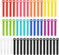 Self-Gripping Cable Ties by Wrap-It Storage, 5 Inch Straps – Reusable Hook and by Wrap-ItStorage