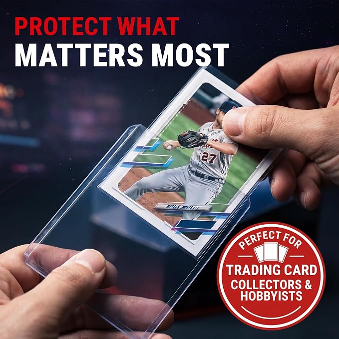 Ultra Pro Toploaders and Card Sleeves Bundle – 3" x 4" Clear Regular Toploaders - Image 2