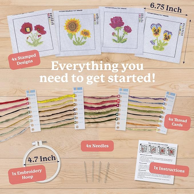 Kraftex Stamped Cross Stitch Kits - Image 2