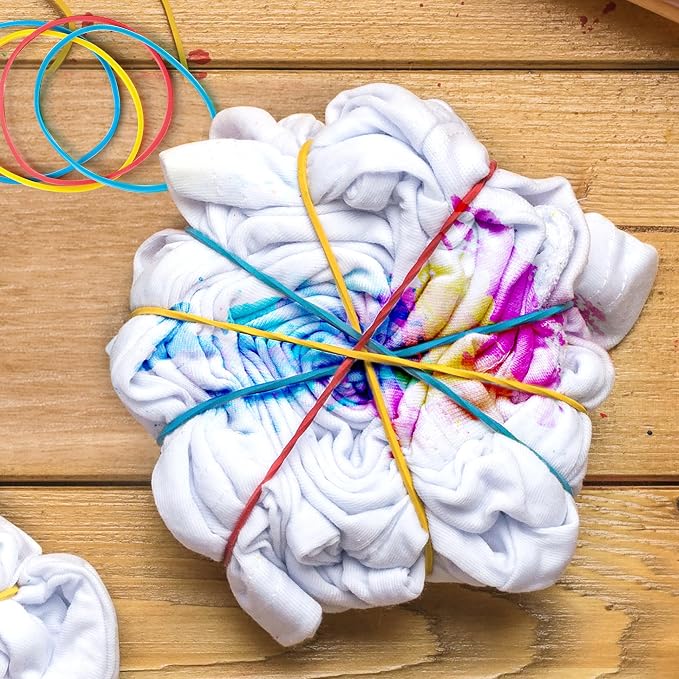 LotFancy Rubber Bands, Tie Dye - Image 6