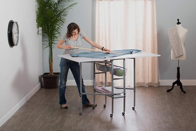 Studio Designs Sew Ready Hobby and Cutting Craft Desk Table - Image 5