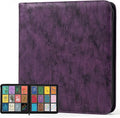 Card Binder 12 Pocket, Premium 720 Double Sided Pocket Collection Binder by Hijvxk