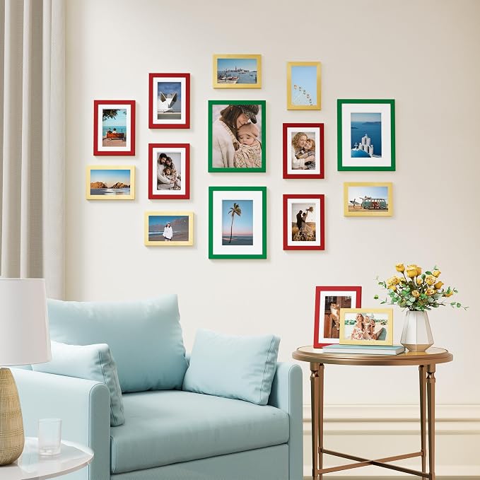 Vittanly 15 Pack Picture Frames Collage Wall Decor, Gallery Frame Set - Image 4